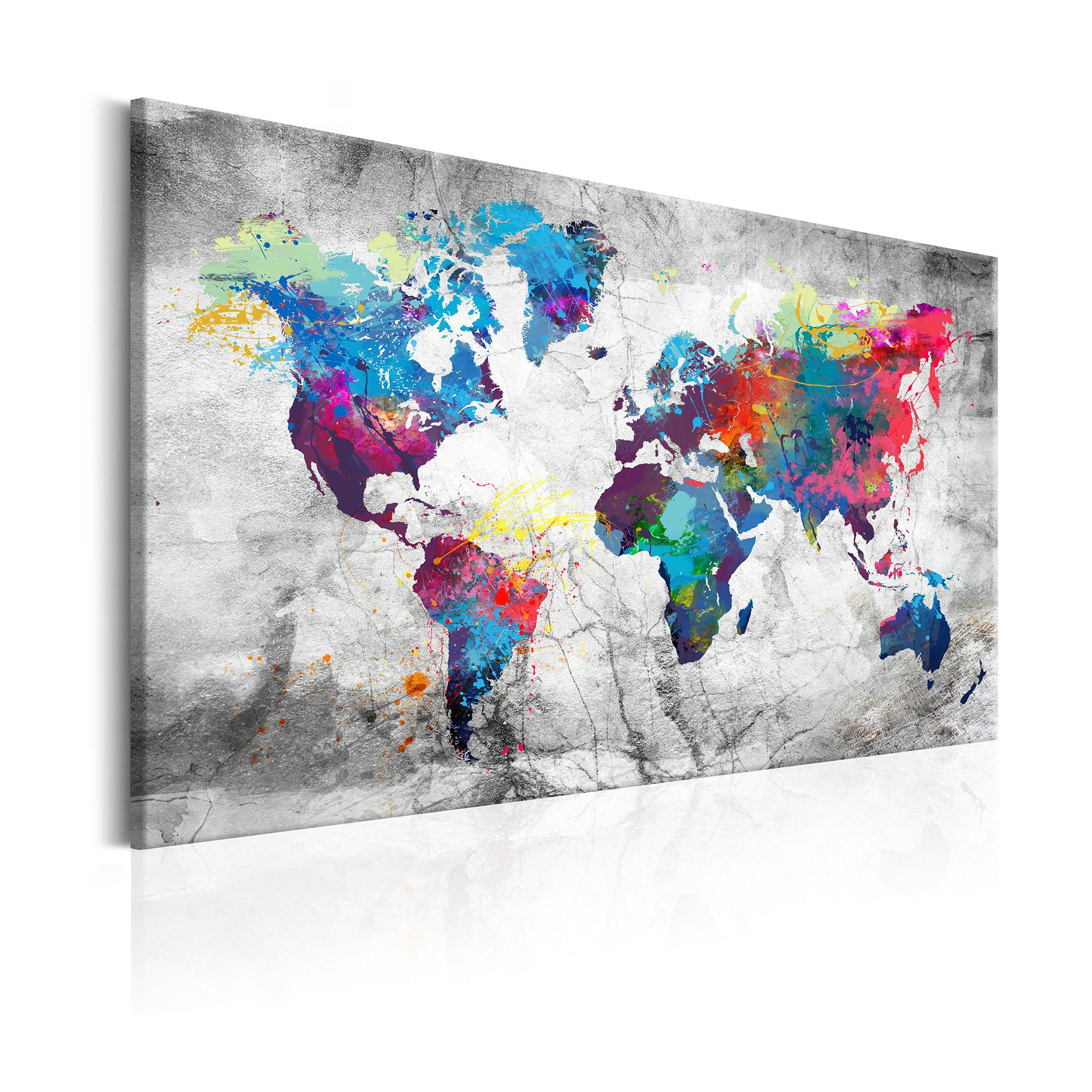 Tavla Arkiio World Map Grey Style