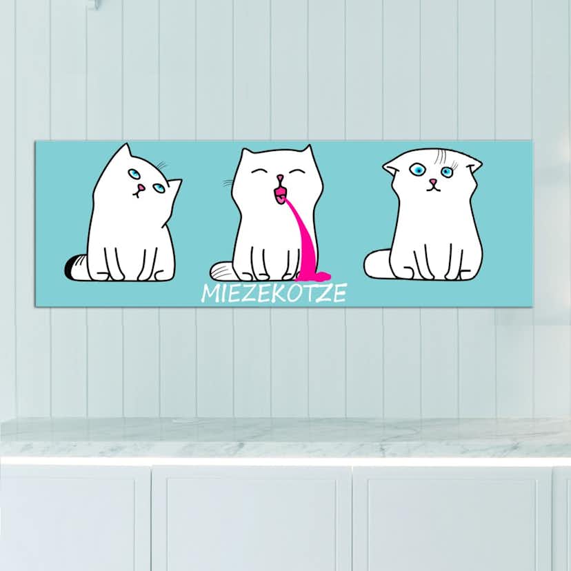 Tavla Arkiio Miezekotze Cat Trio Blue