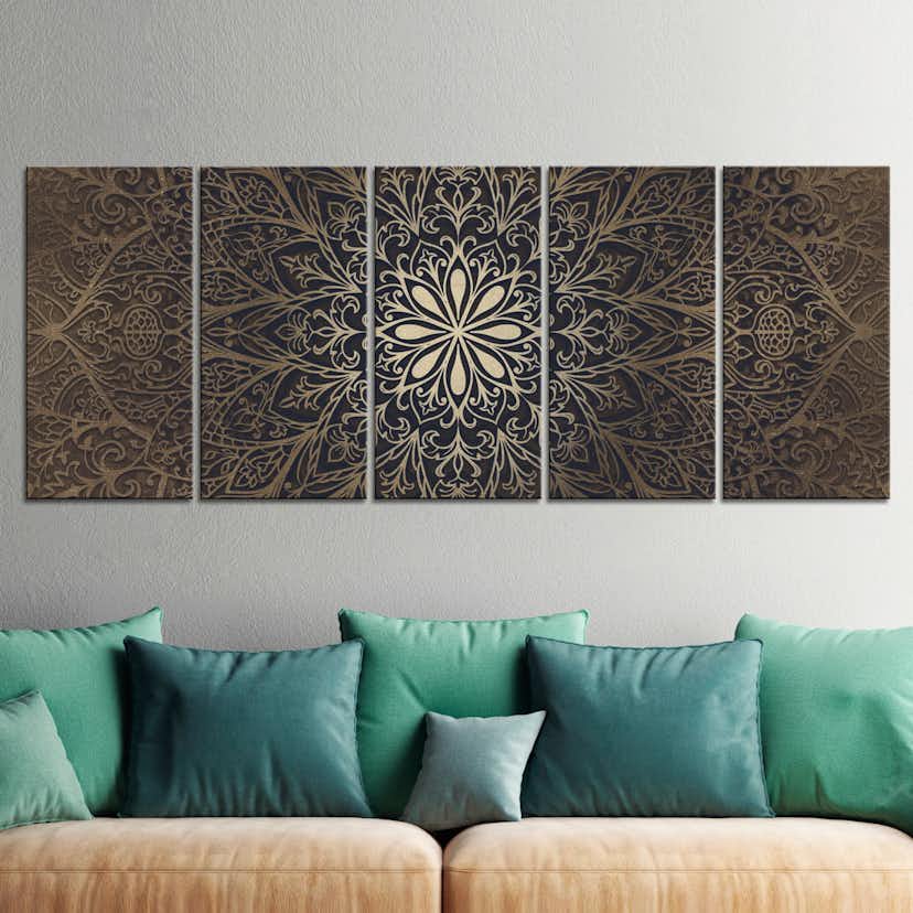 Tavla Arkiio Brown Mandala