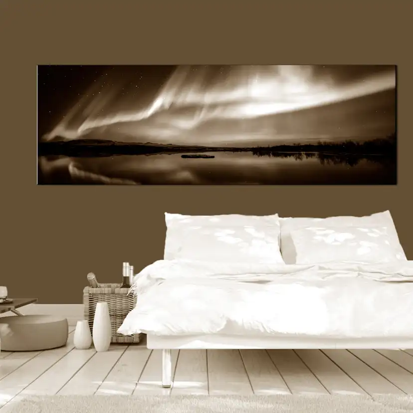 Tavla Arkiio Lake In Sepia