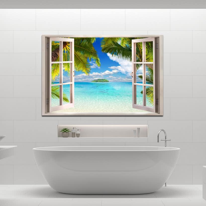 Tavla Arkiio Window Sea View