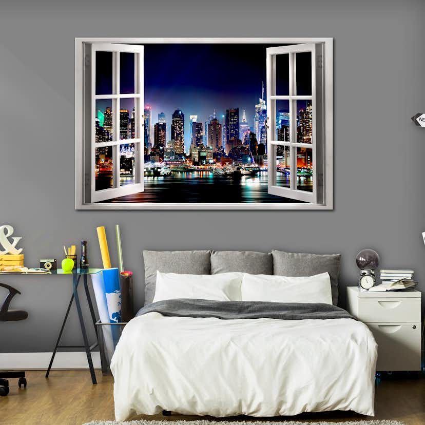 Tavla Arkiio Window View Of New York