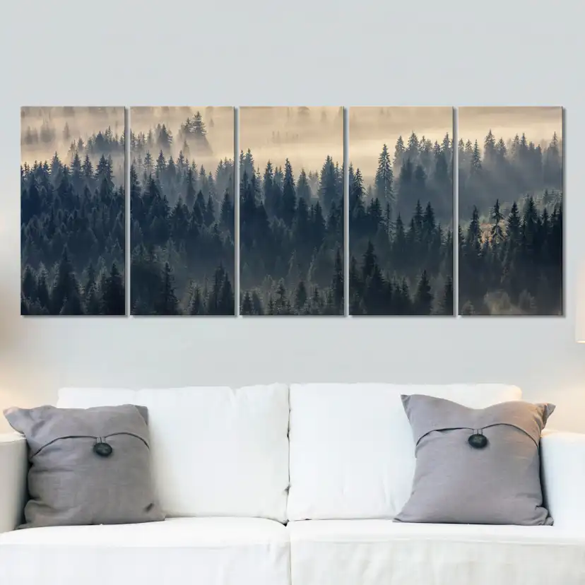 Tavla Arkiio Fir In The Fog