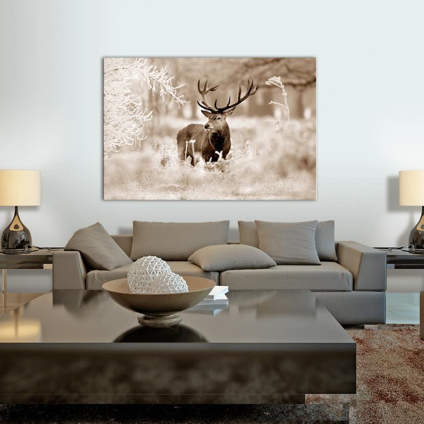 Tavla Arkiio Deer In Sepia