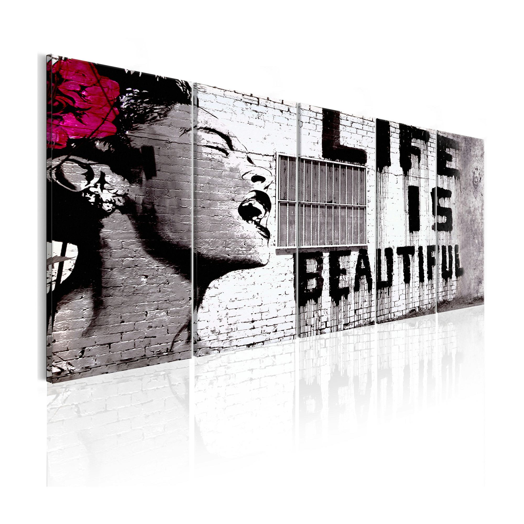 Tavla Arkiio Banksy Life Is Beautiful
