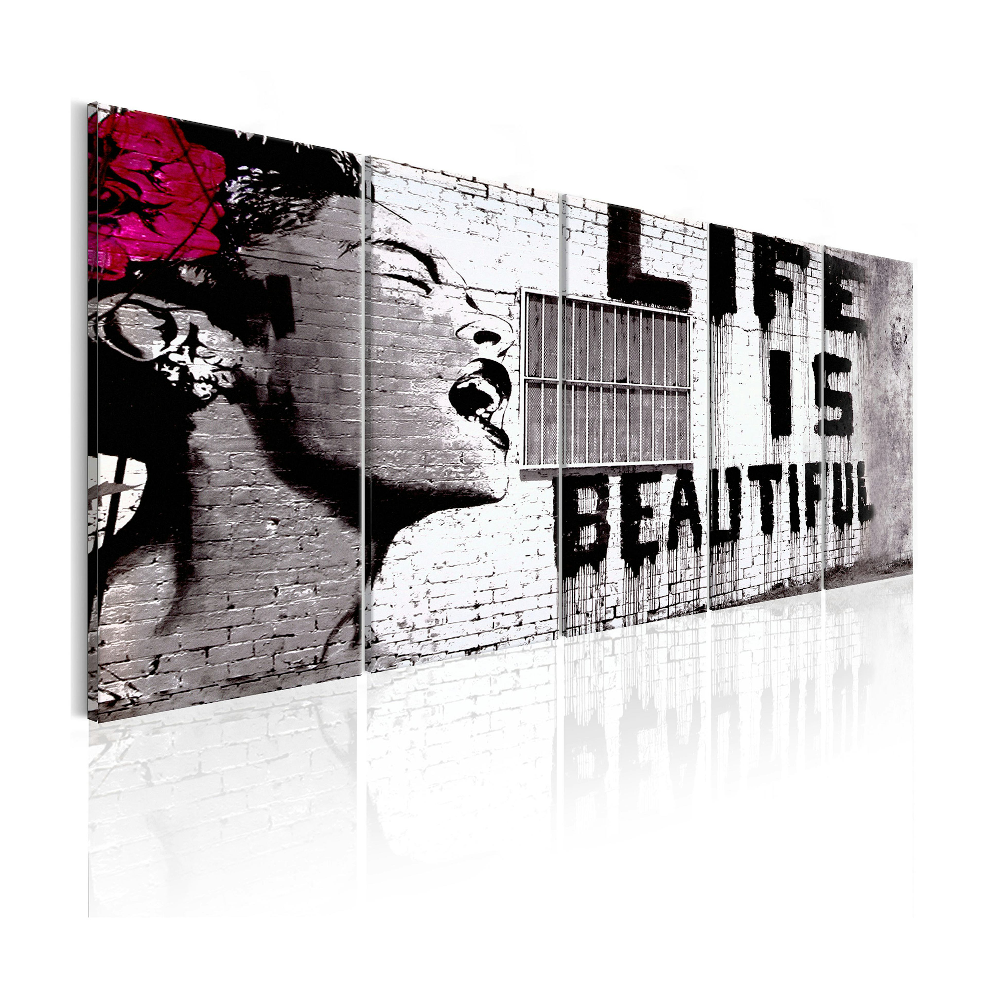 Tavla Arkiio Banksy Life Is Beautiful