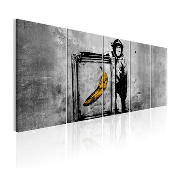 Tavla Arkiio Banksy Monkey With Frame