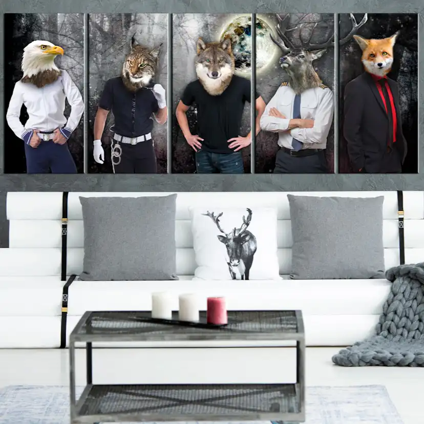 Tavla Arkiio Animal Faces