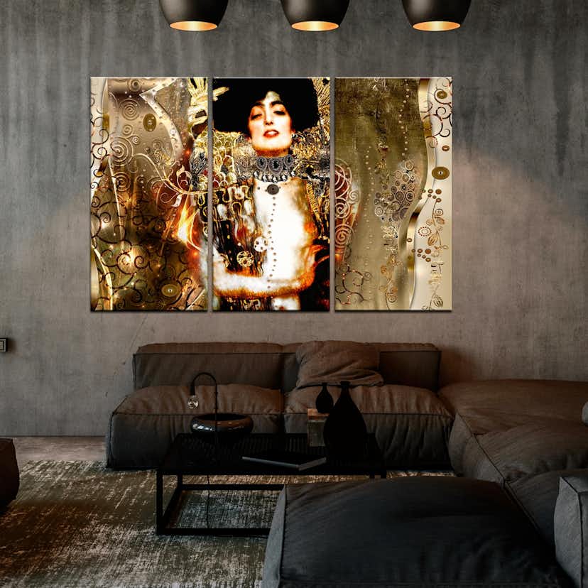 Tavla Arkiio Judith Grön 3 delar