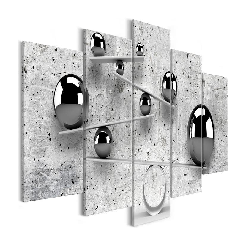 Tavla Arkiio Balls And Concrete Wide 5 delar