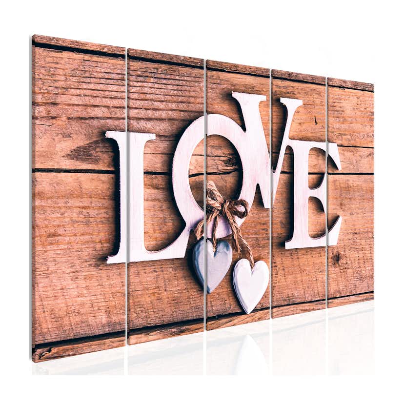 Tavla Arkiio Wooden Letters Narrow 5 delar