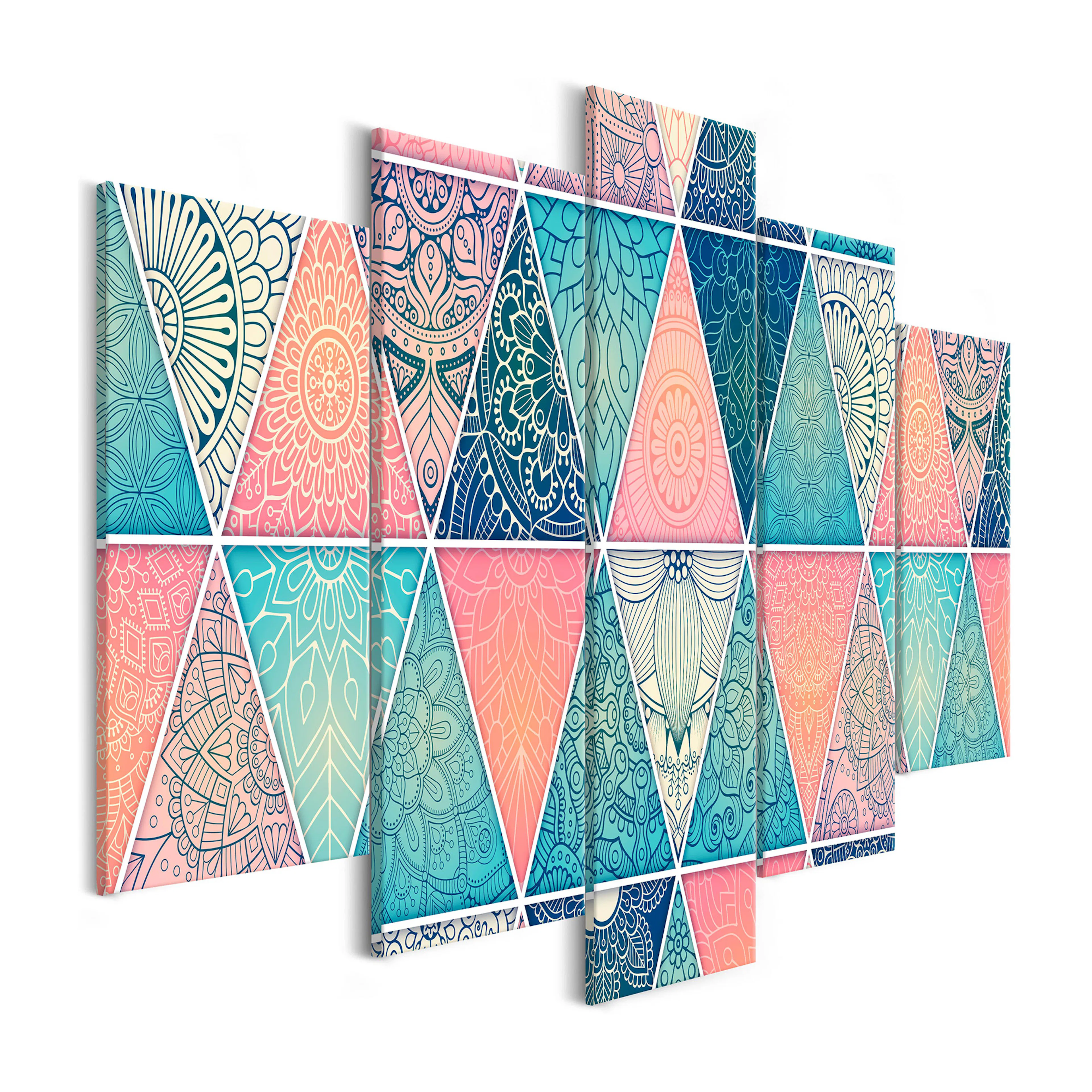 Tavla Arkiio Oriental Triangles Wide 5 delar