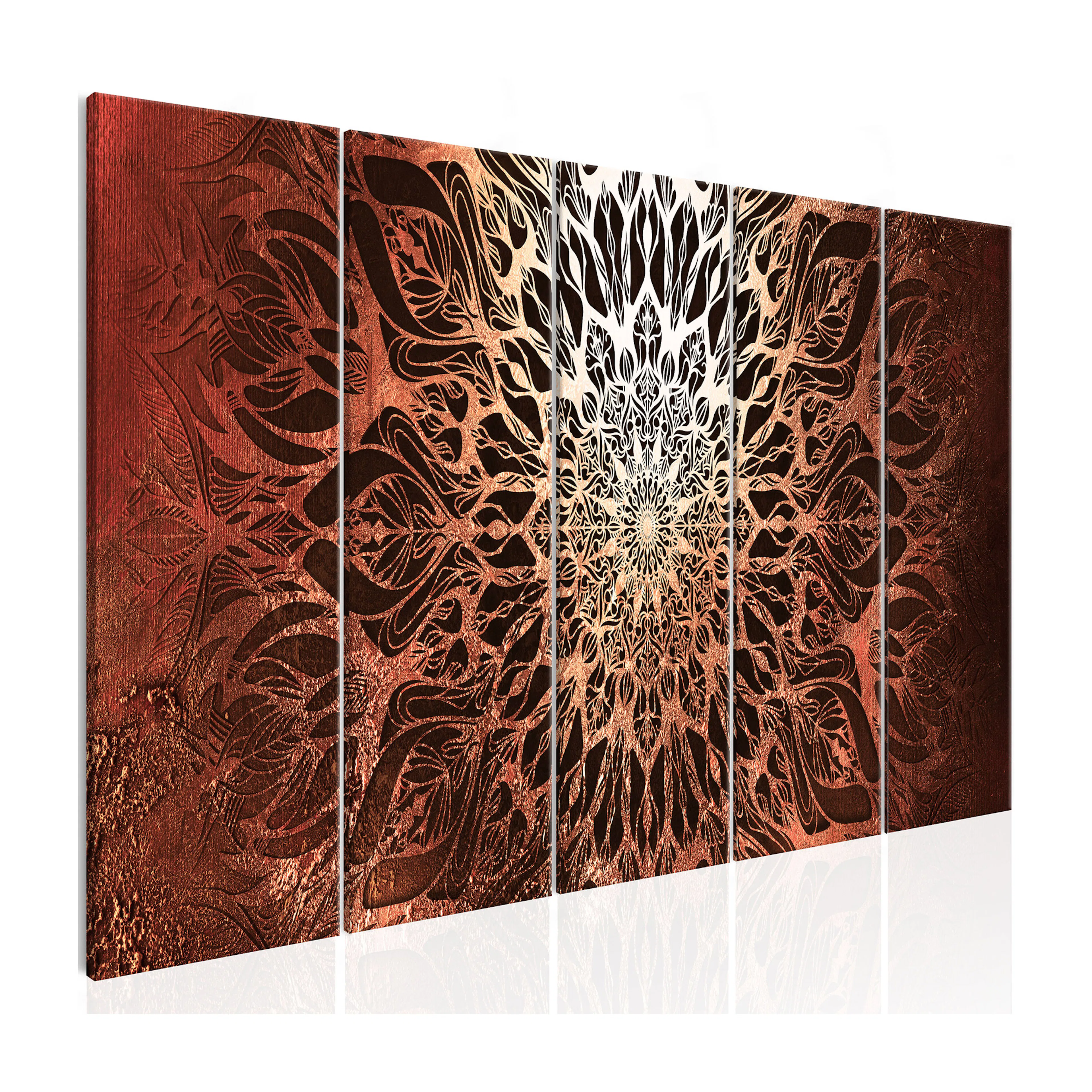 Tavla Arkiio Hypnosis Orange 5 delar