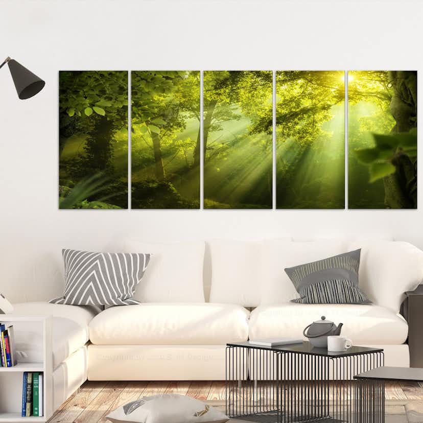 Tavla Arkiio In The Sunshine Narrow 5 delar