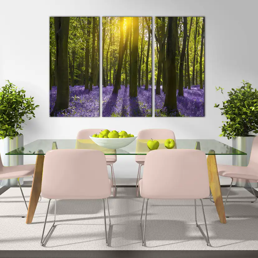 Tavla Arkiio Hyacinth Field 3 delar