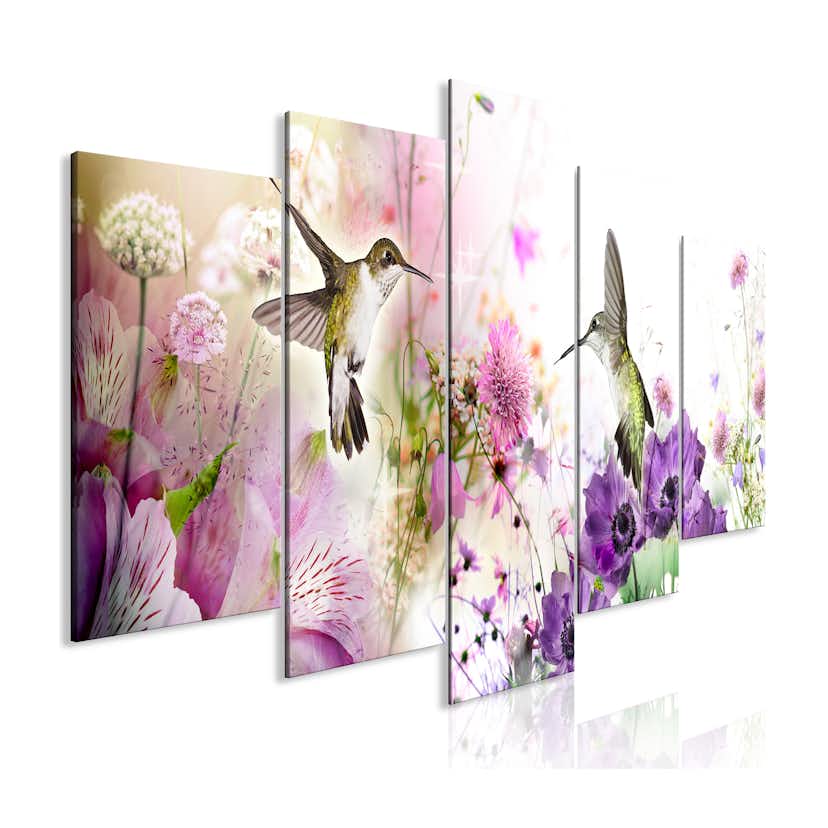 Tavla Arkiio Colourful Nature Wide 5 delar 225x100