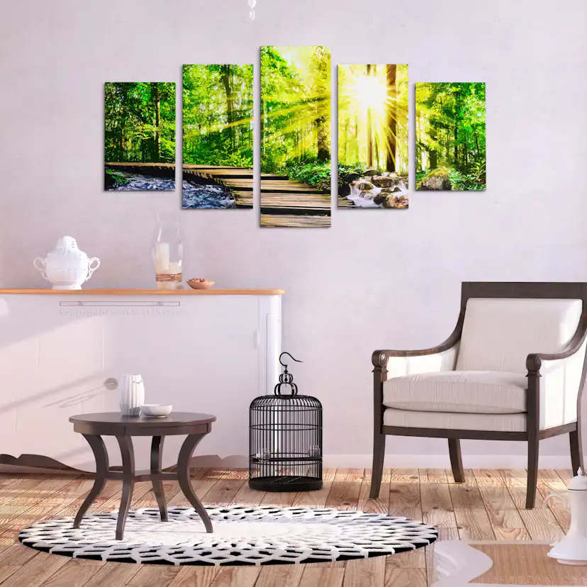 Tavla Arkiio Forest Footbridge Wide 5 delar