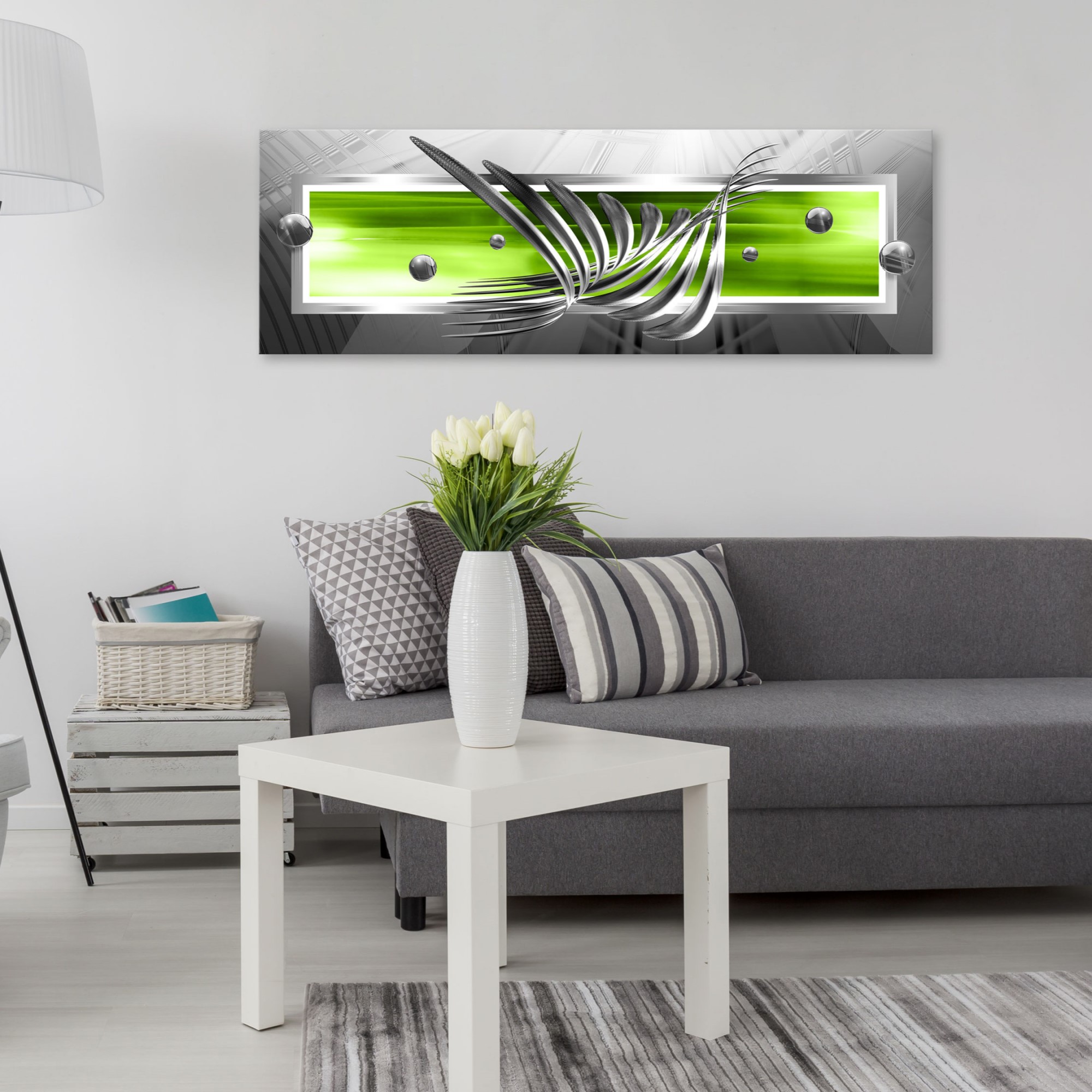 Tavla Arkiio Silver Wings Green