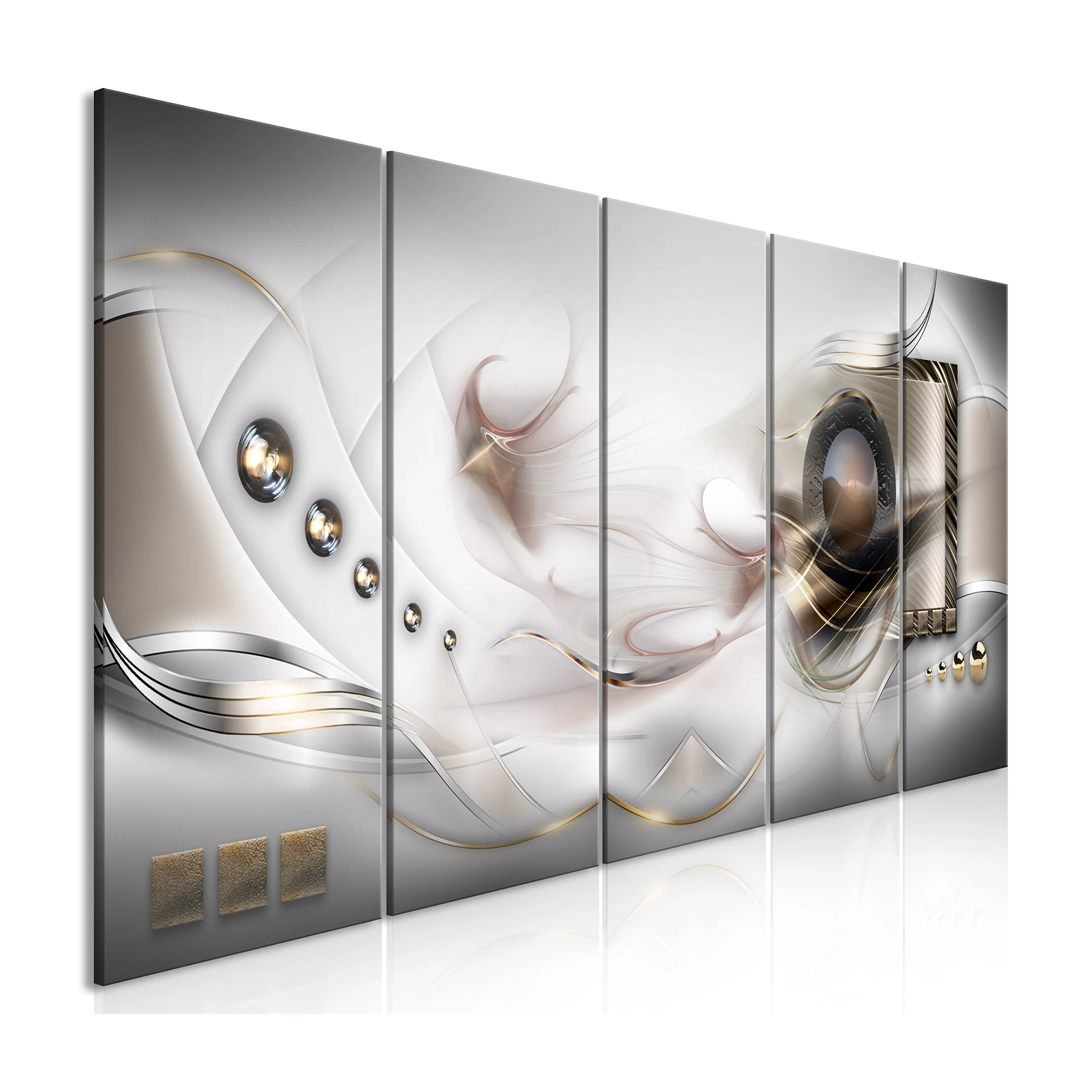 Tavla Arkiio Pearly Mist Narrow 5 delar