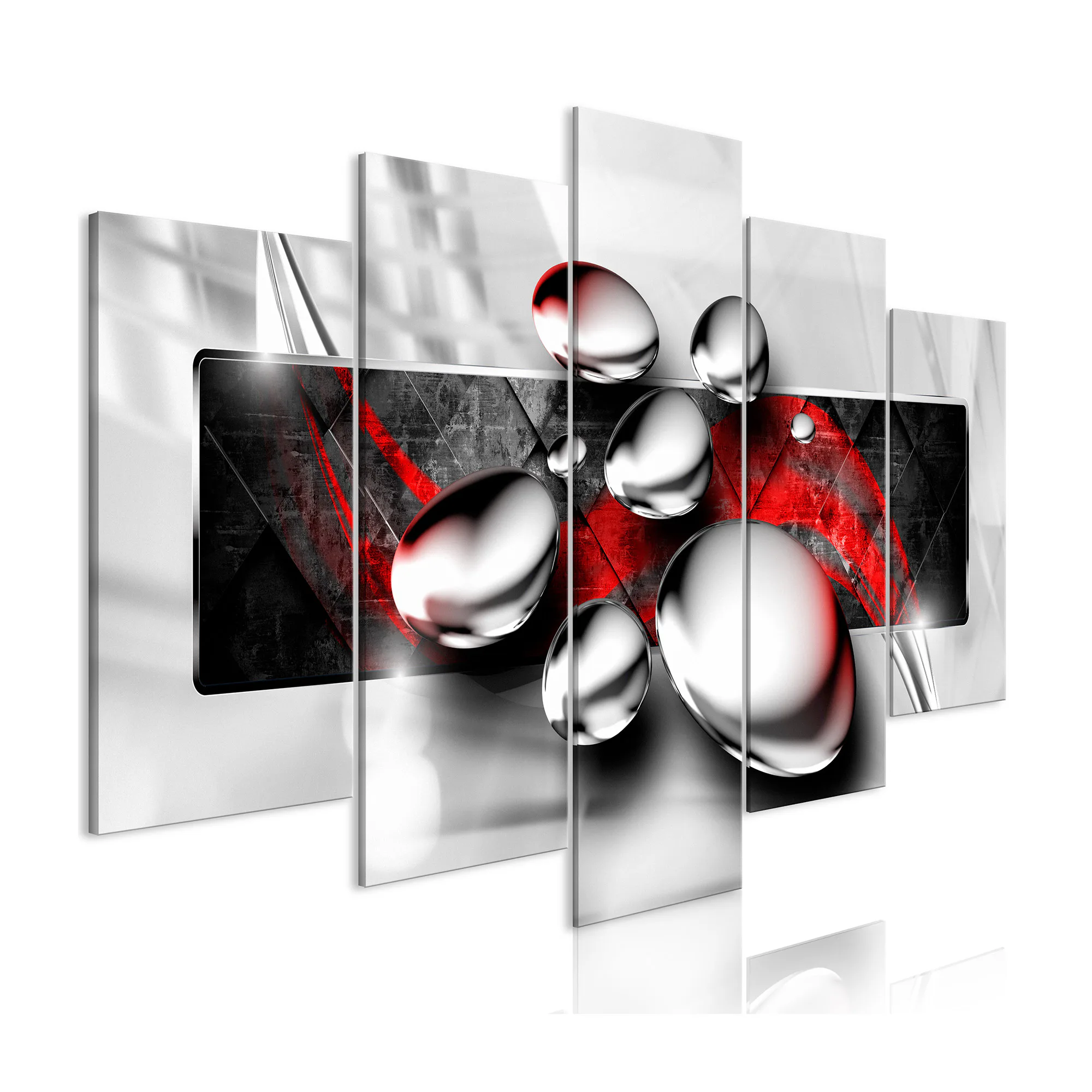 Tavla Arkiio Shiny Stones Wide Red 5 delar