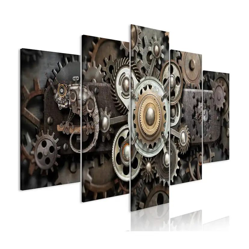 Tavla Arkiio Old Mechanism Wide 5 delar