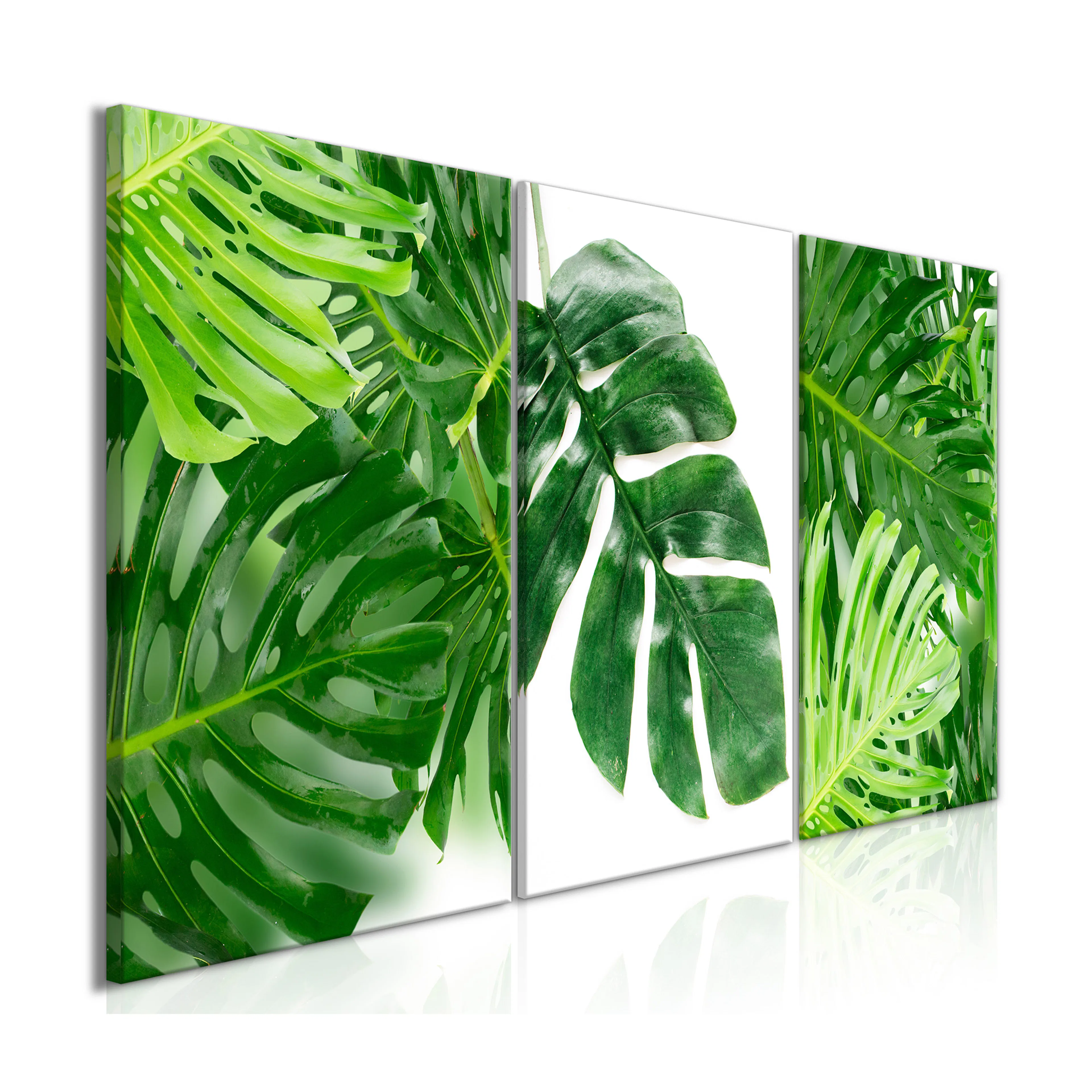 Tavla Arkiio Palm Leaves 3 delar 120x60