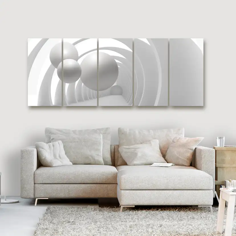 Tavla Arkiio White Tunnel Narrow 5 delar