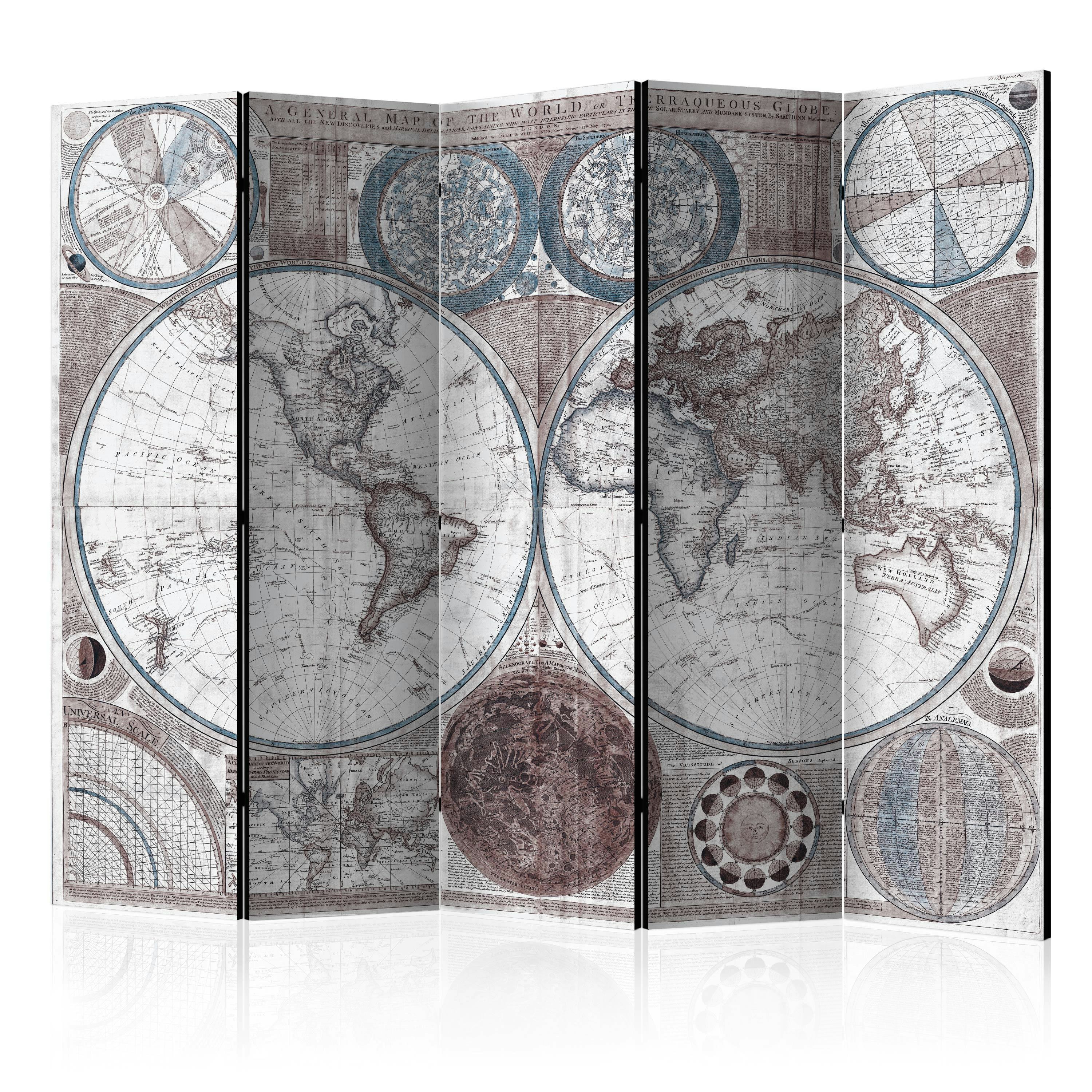 Rumsavdelare Arkiio Terraqueous Globe 225x172 cm