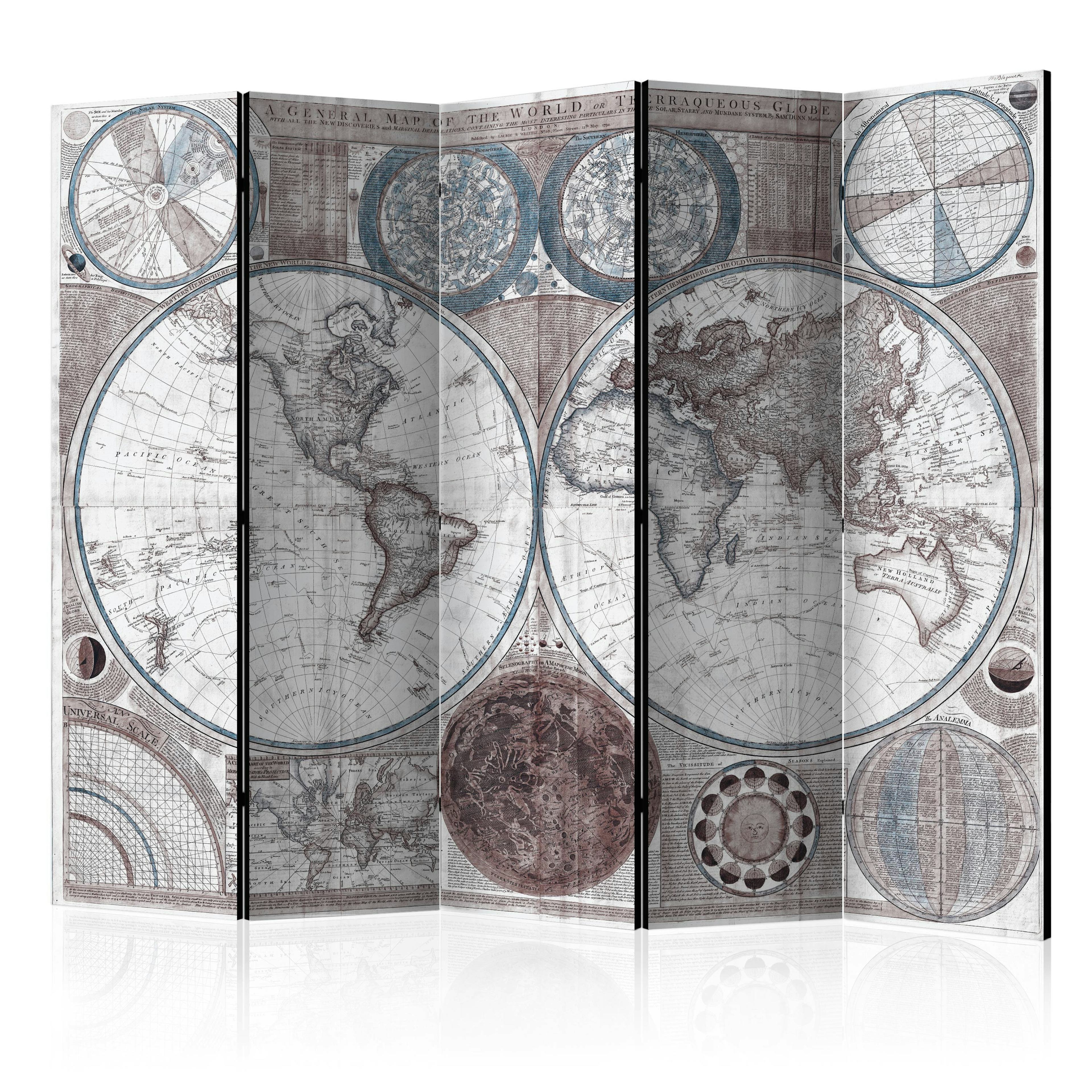 Rumsavdelare Arkiio Terraqueous Globe 225x172 cm