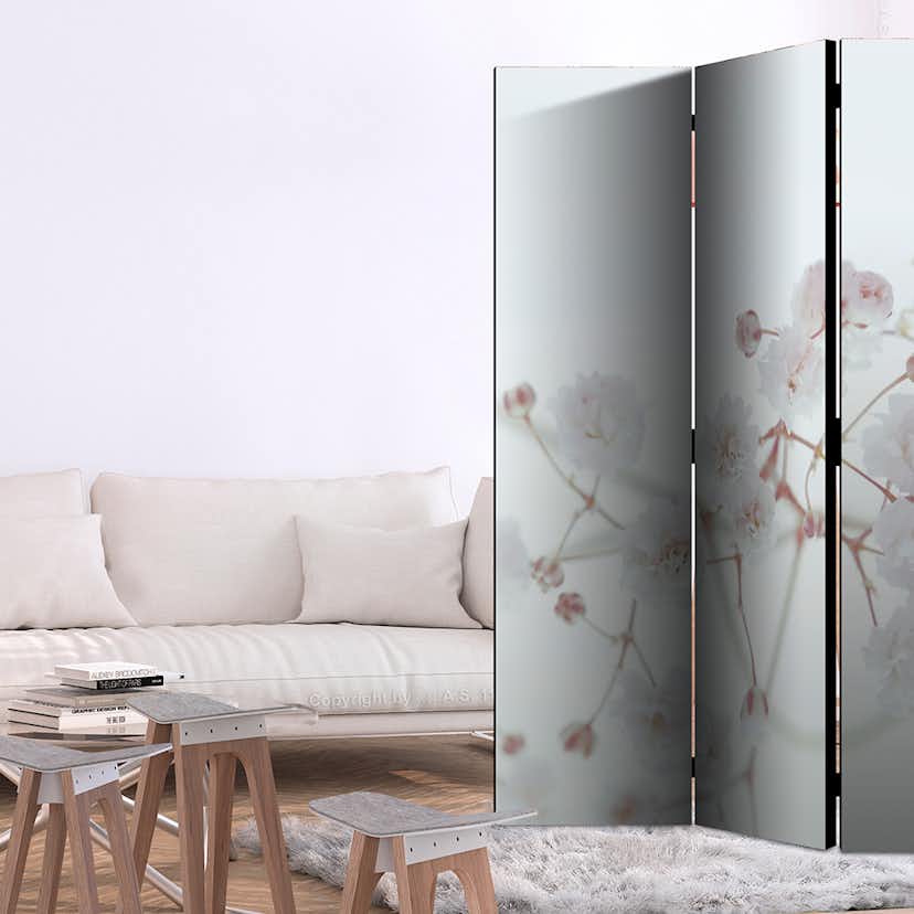 Rumsavdelare Arkiio White Flowers 135x172 cm