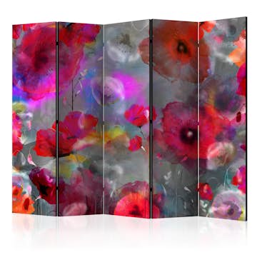 Rumsavdelare Arkiio Painted Poppies II 225x172 cm