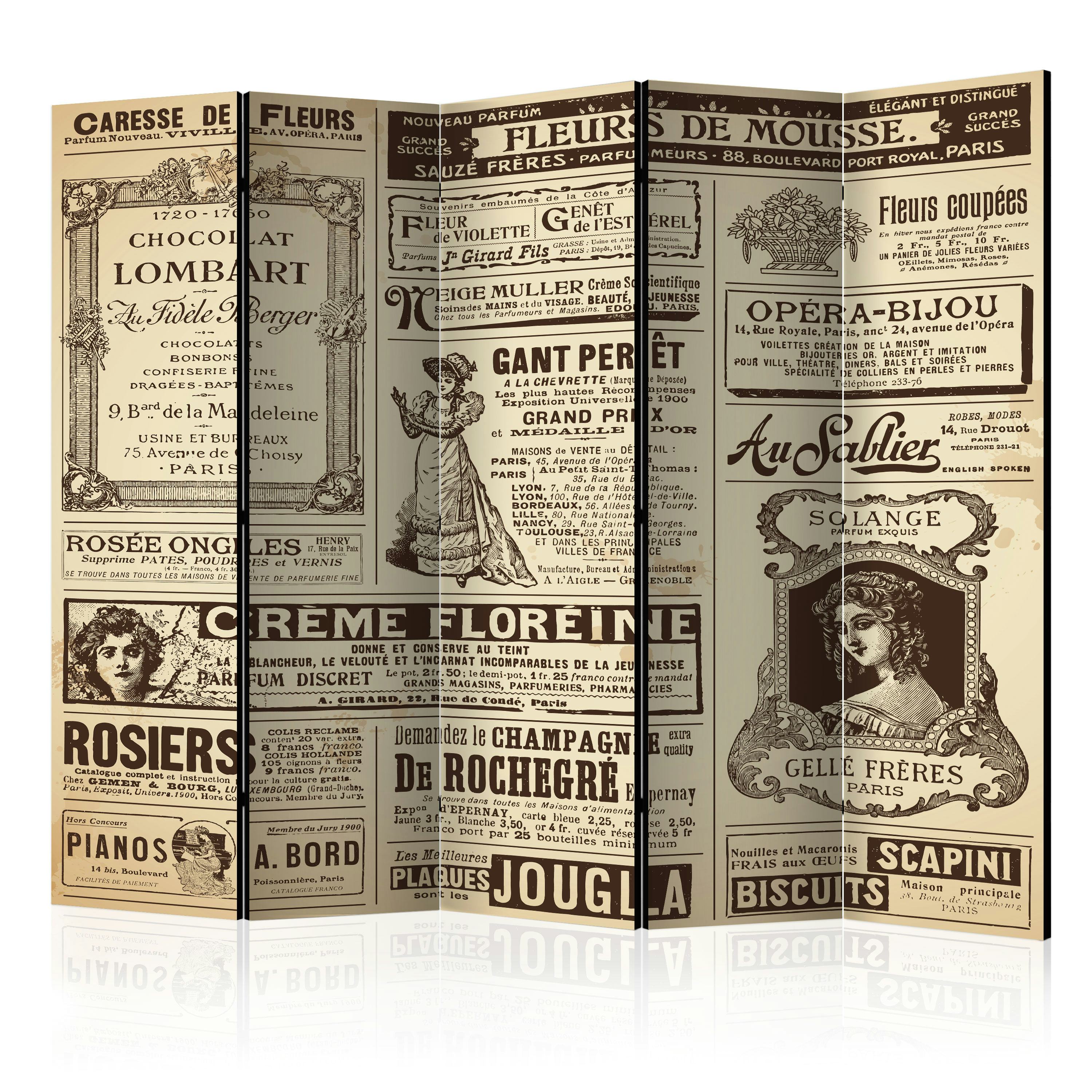 Rumsavdelare Arkiio Vintage Magazines II 225x172 cm