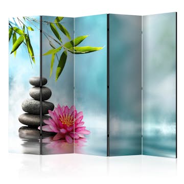 Rumsavdelare Arkiio Water Lily and Zen Stones II 225x172 cm