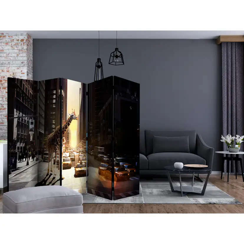 Rumsavdelare Arkiio Giraffe in the Big City II 225x172 cm