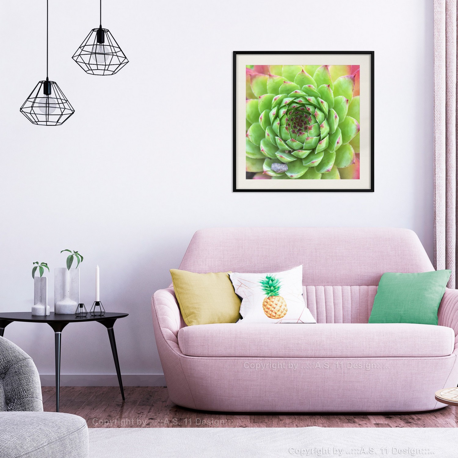 Poster Artgeist Affisch Succulent