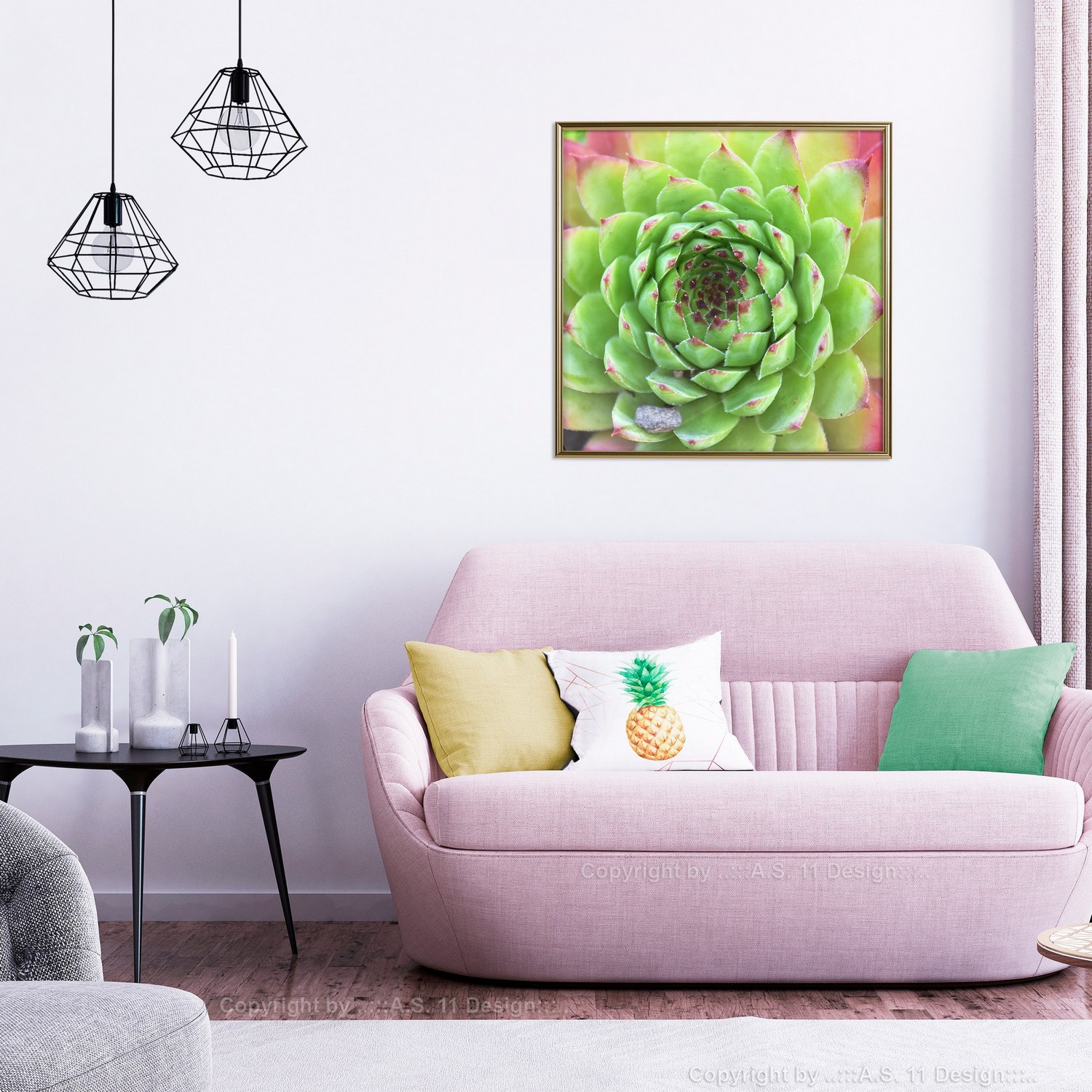 Poster Artgeist Affisch Succulent