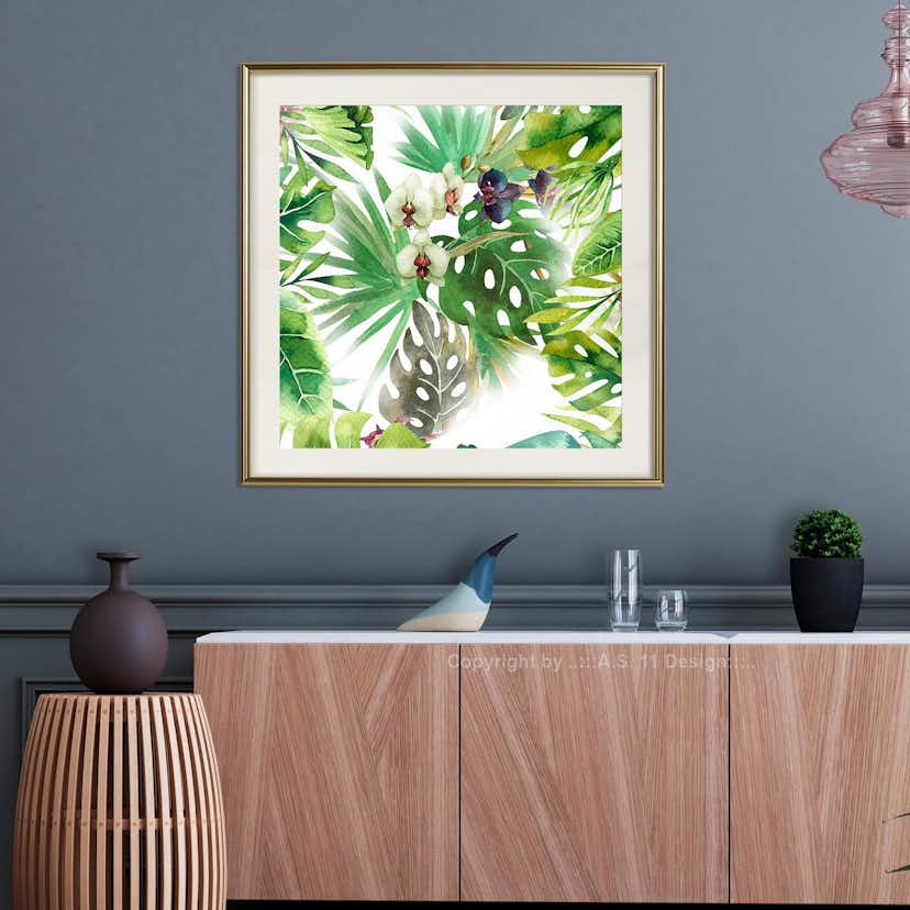 Poster Artgeist Affisch Tropical Shadow