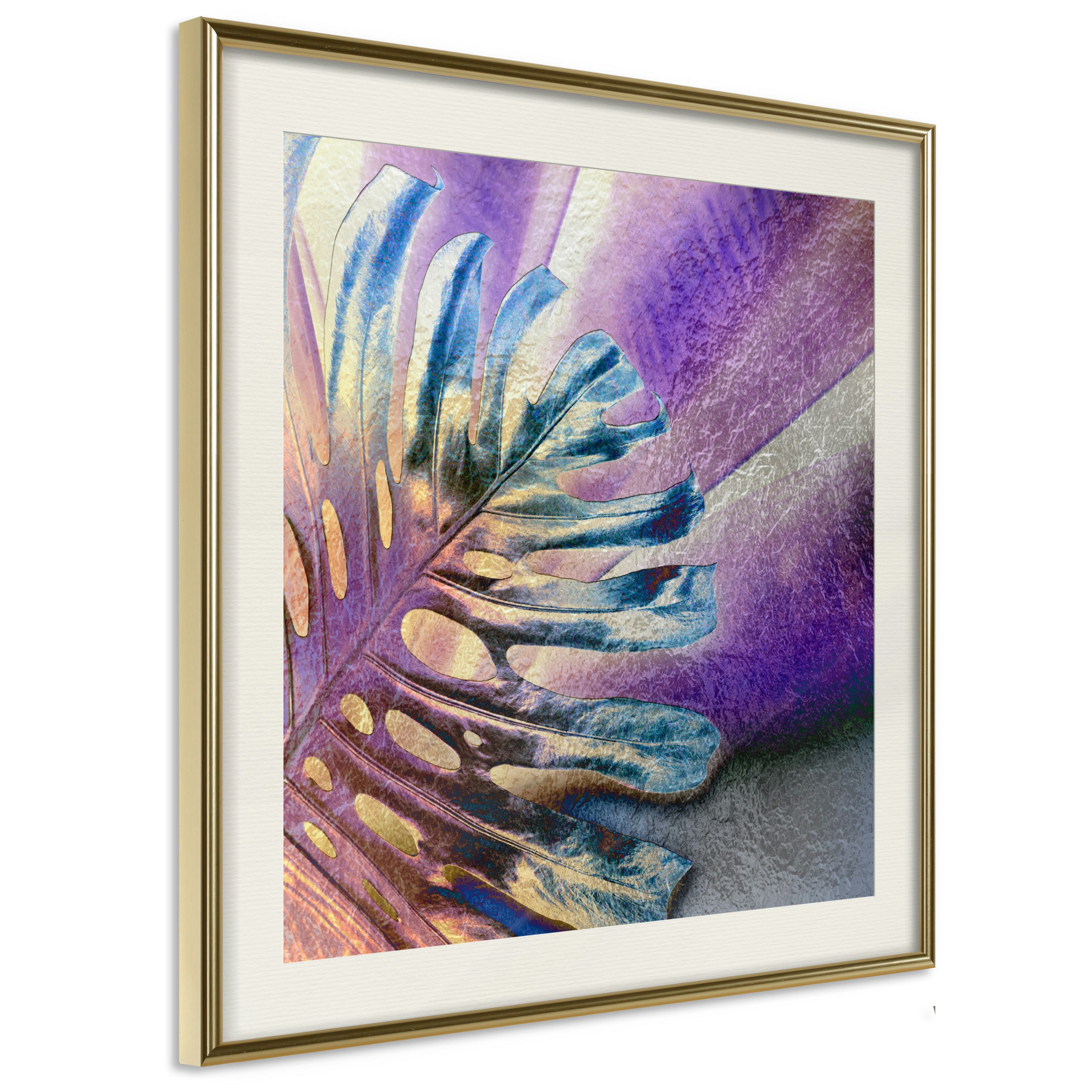 Poster Artgeist Affisch Colourful Monstera
