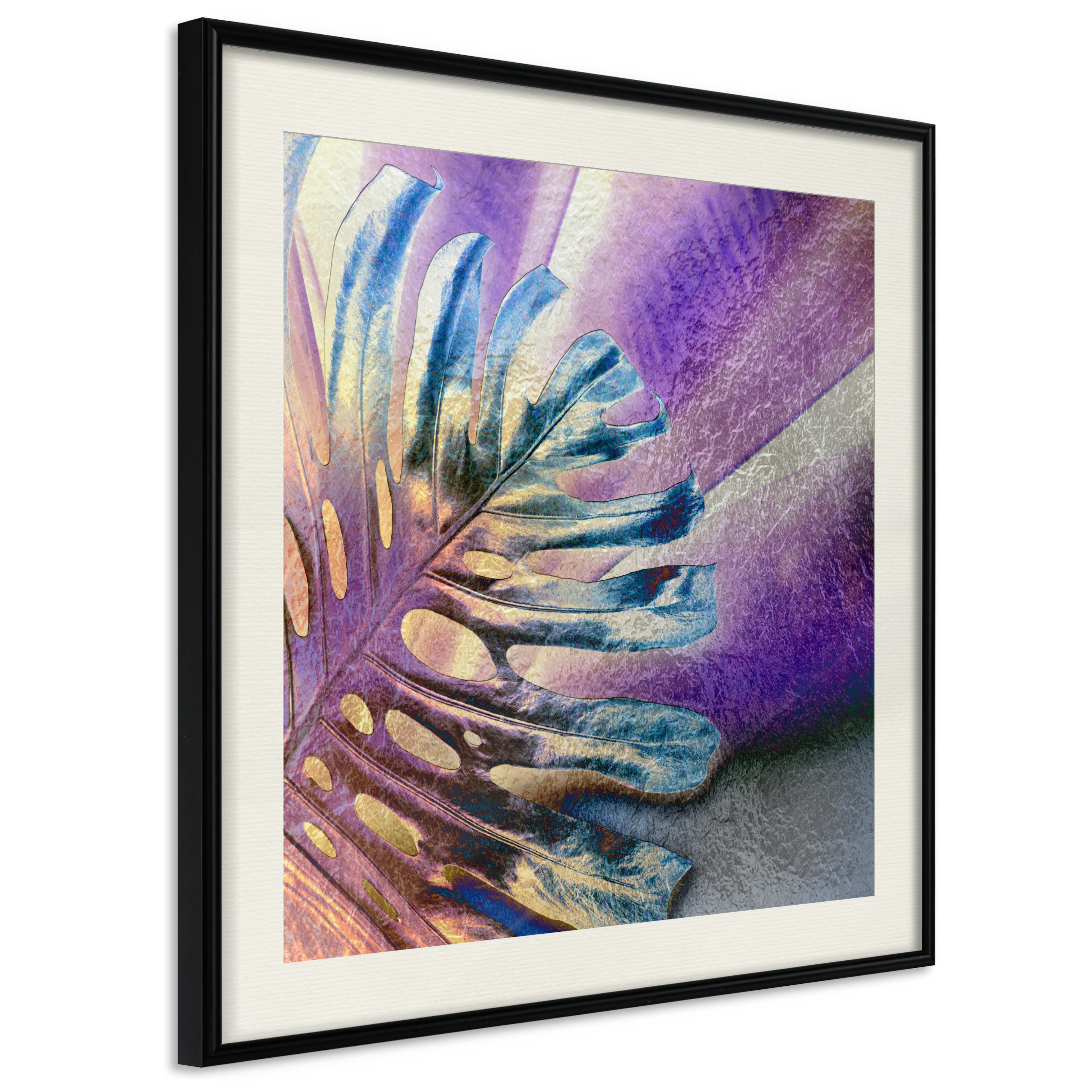 Poster Artgeist Affisch Colourful Monstera