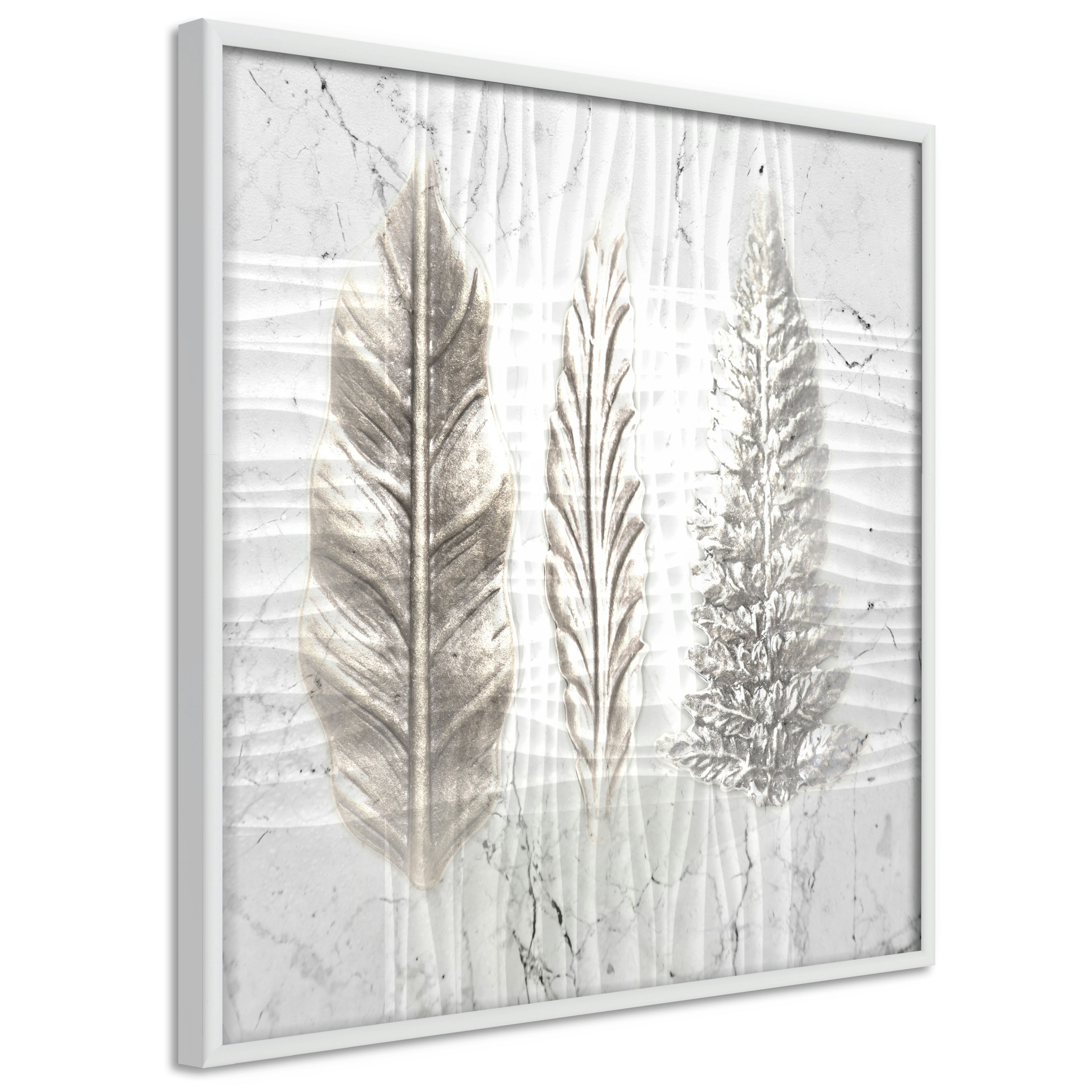 Poster Artgeist Affisch Three Leaves