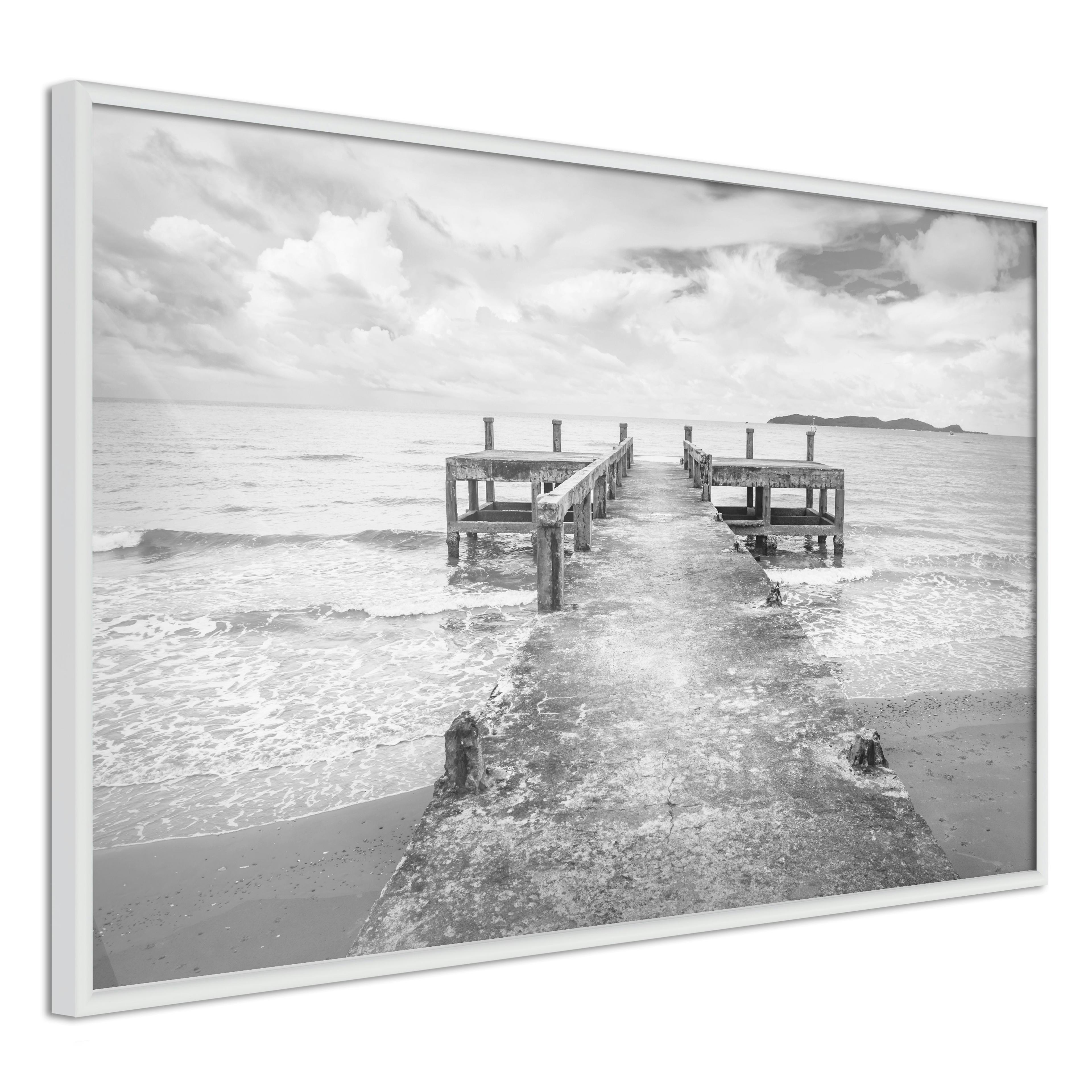 Poster Artgeist Affisch Concrete Pier