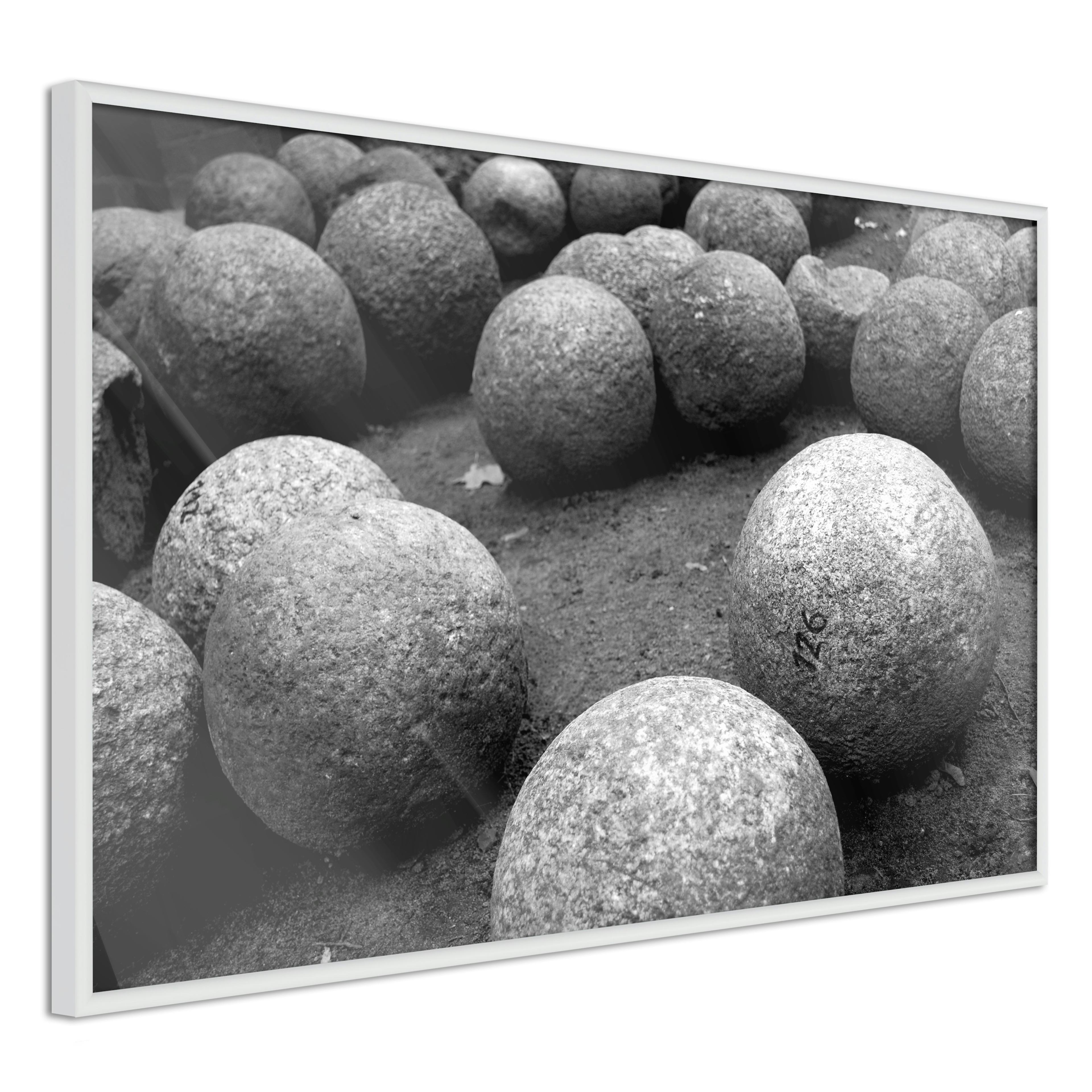 Poster Artgeist Affisch Stone Balls