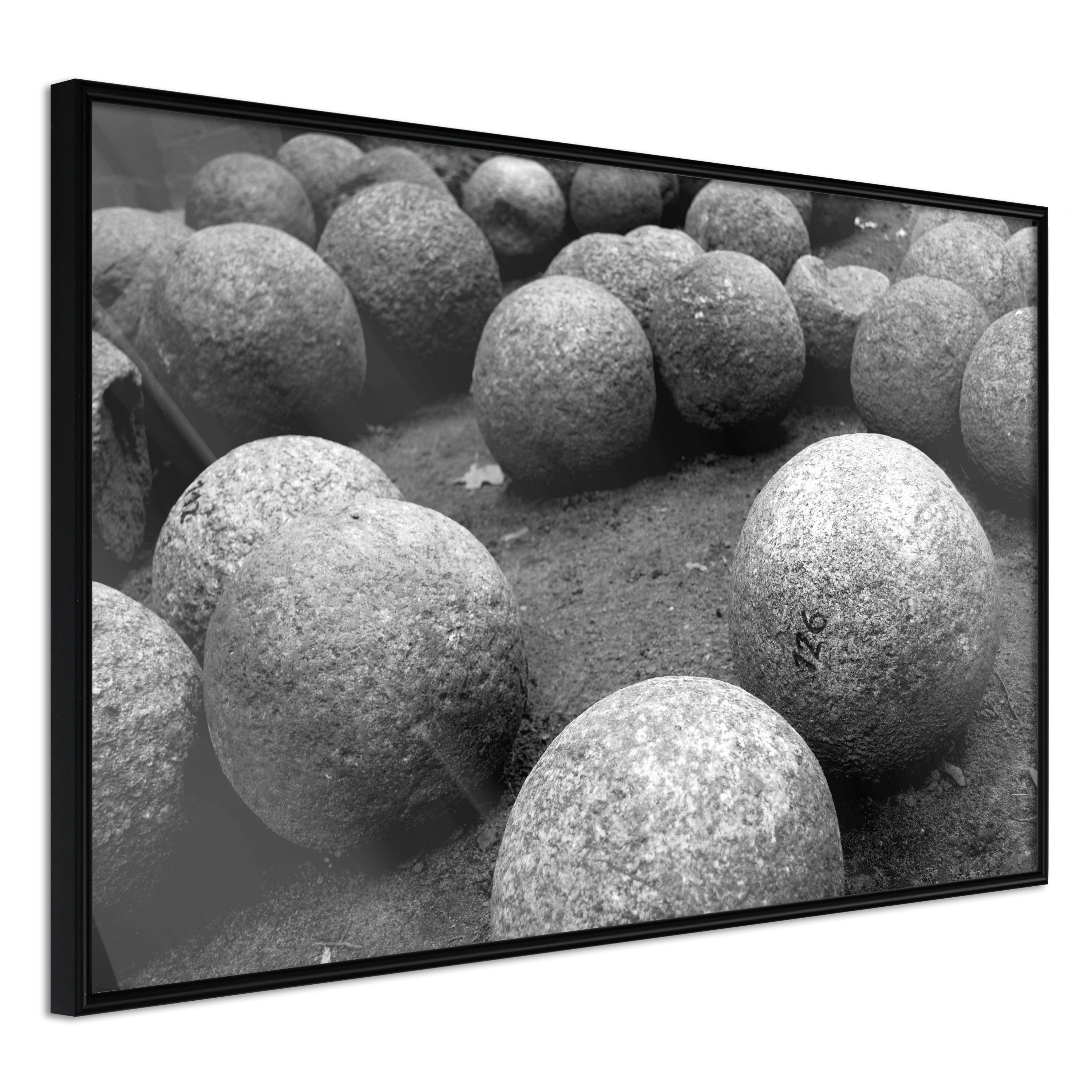 Poster Artgeist Affisch Stone Balls