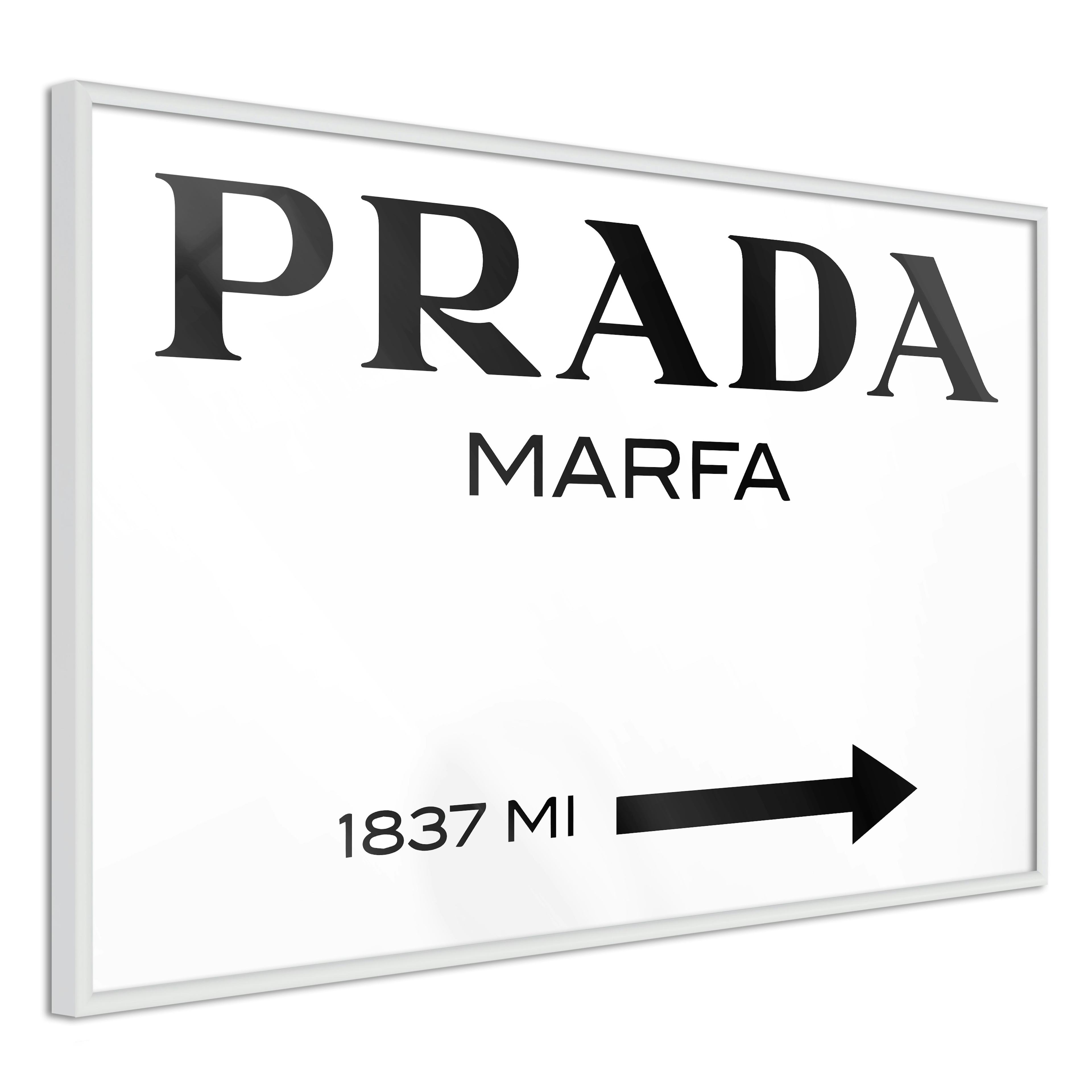 Poster Artgeist Affisch Prada Marfa