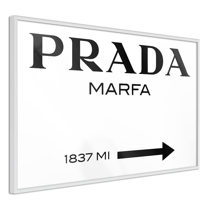 Poster Artgeist Affisch Prada Marfa