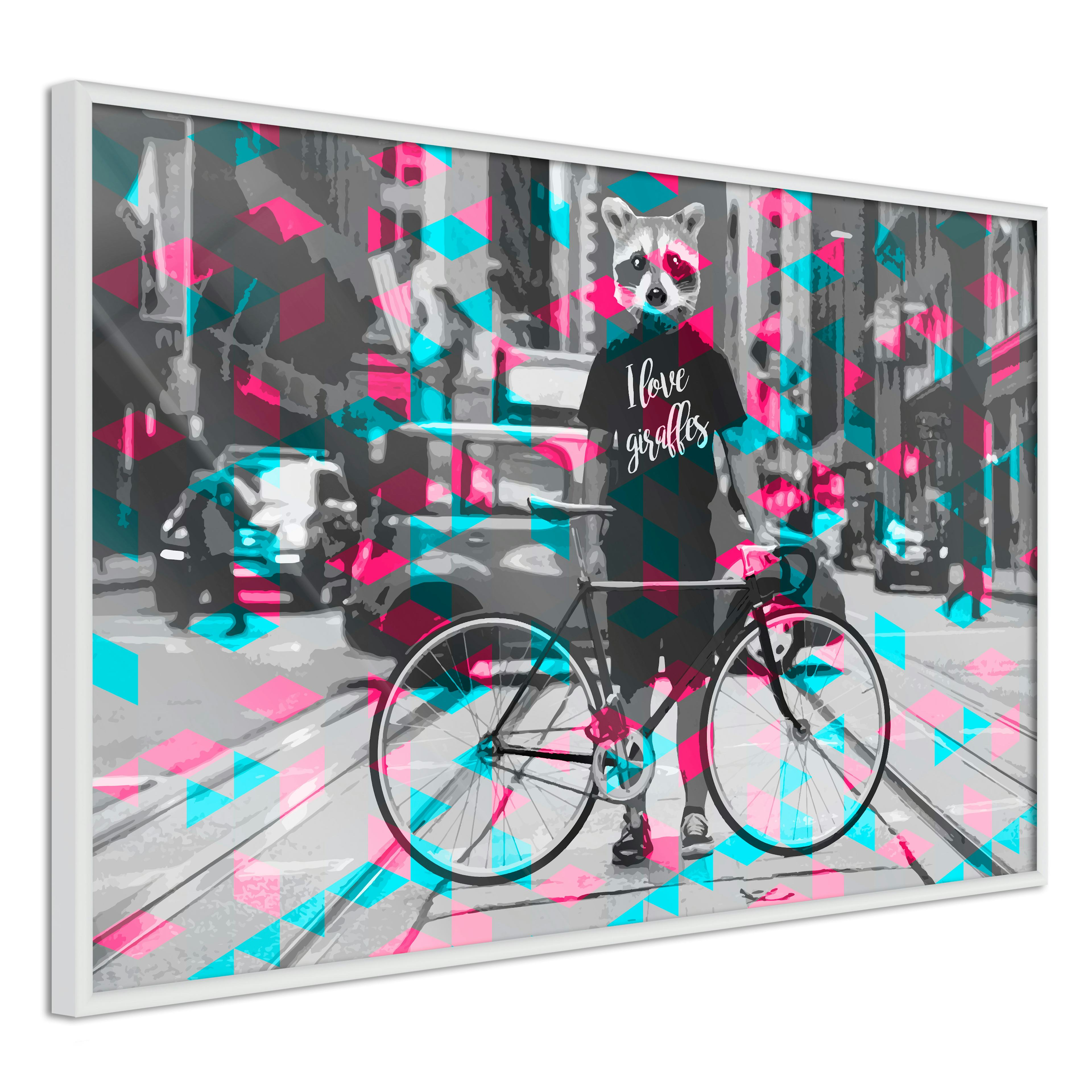 Poster Artgeist Affisch I Love Giraffes