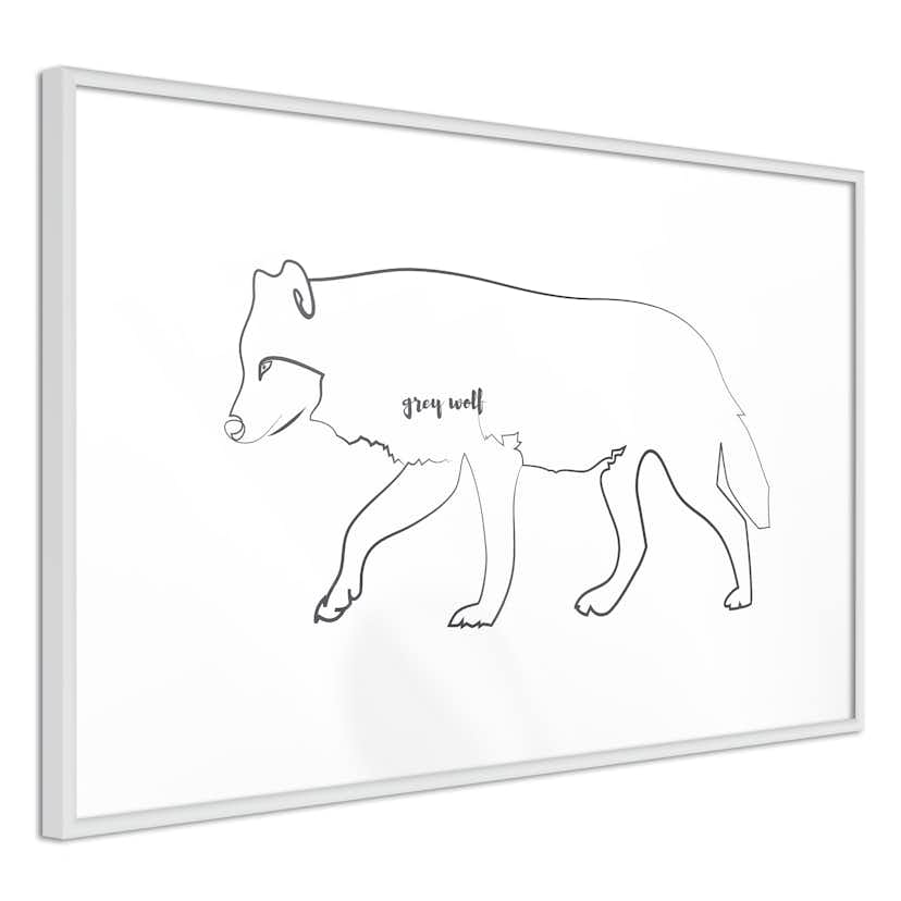 Poster Artgeist Affisch Wolf