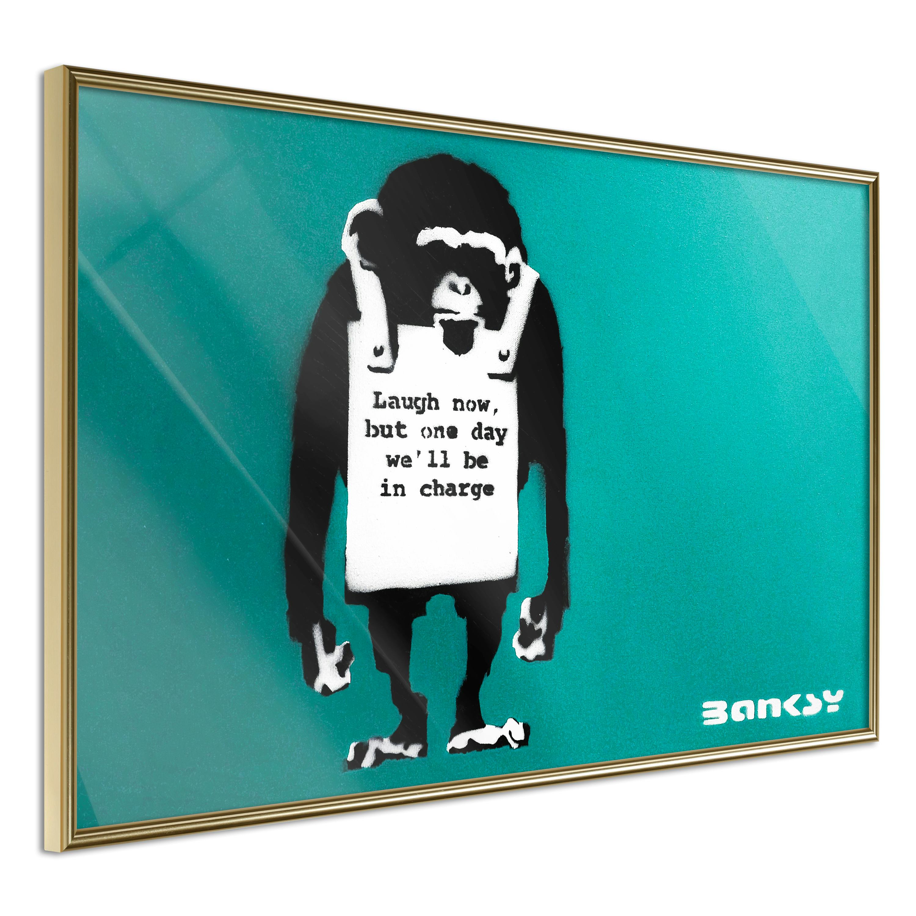 Poster Artgeist Affisch Angry Monkey