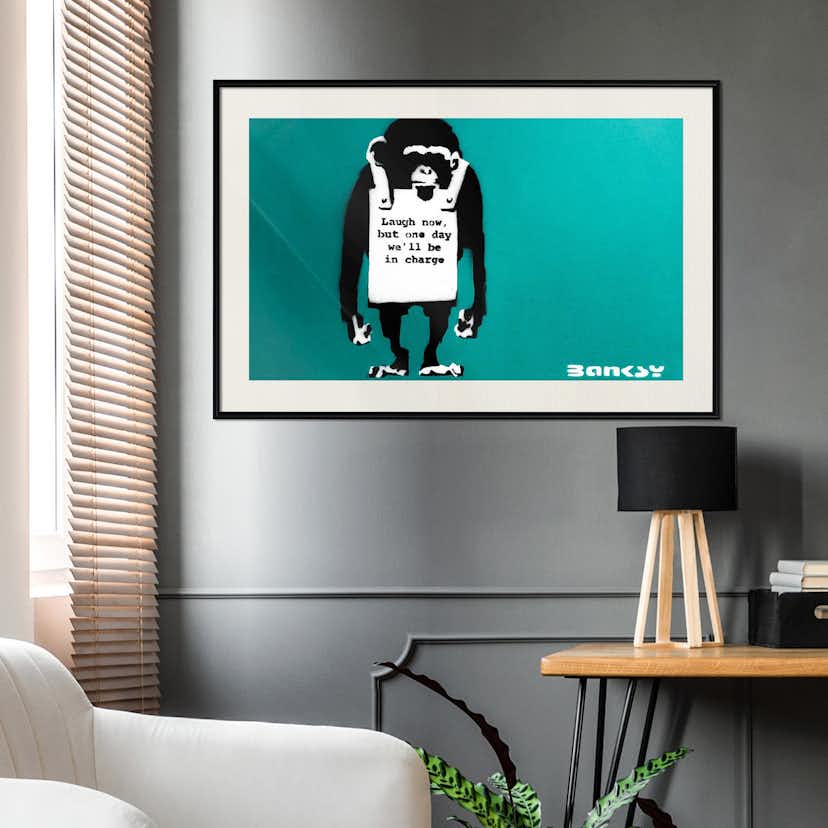 Poster Artgeist Affisch Angry Monkey