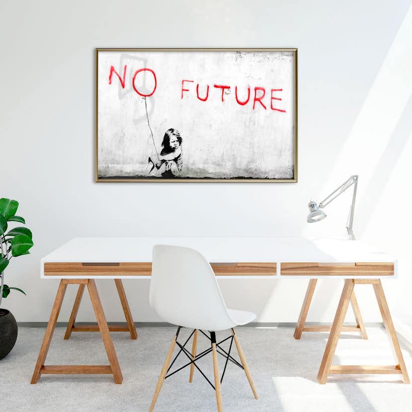 Poster Artgeist Affisch No Future